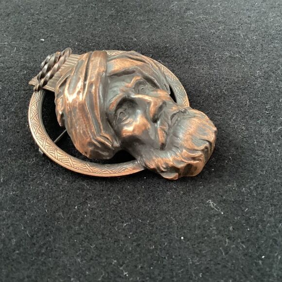 Vintage 1940s Dafri of Toronto Thief of Baghdad brooch pin. J0089 - Picture 4 of 7